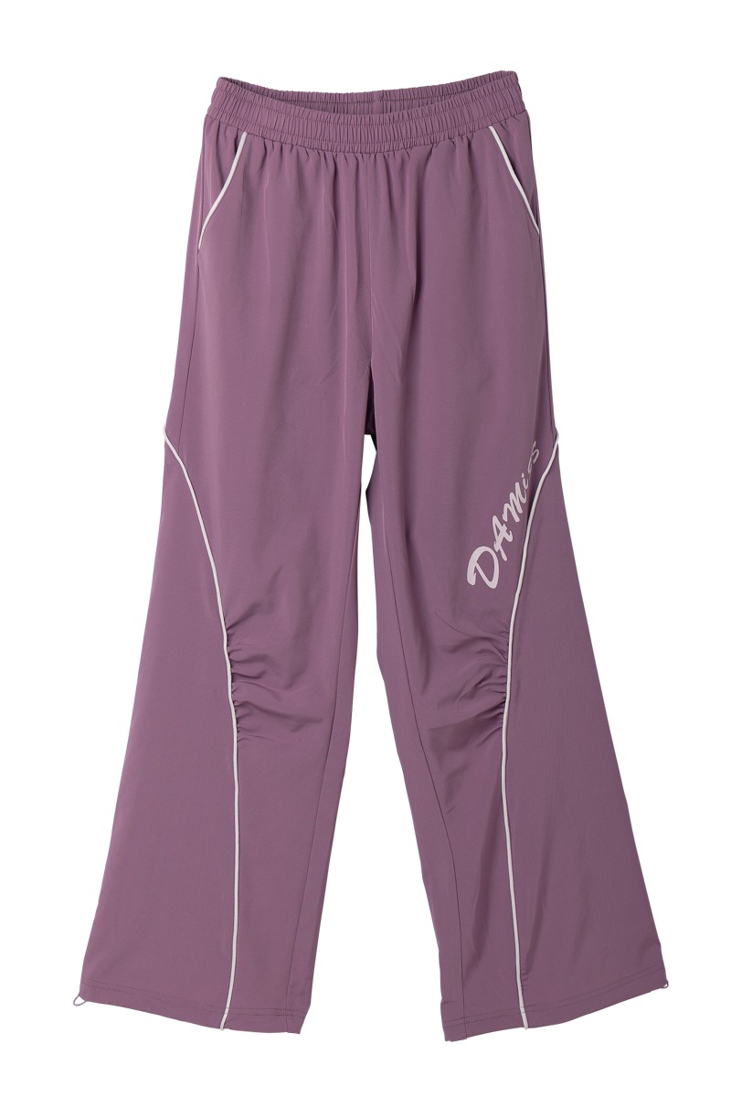 パイピングロングパンツ　ベージュ　1432-1417