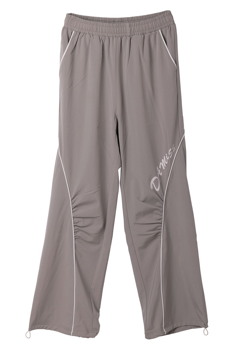 パイピングロングパンツ　ベージュ　1432-1417