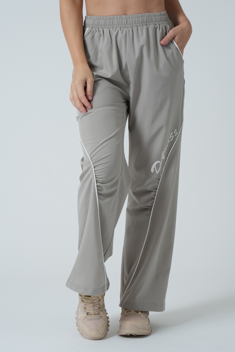 パイピングロングパンツ　ベージュ　1432-1417