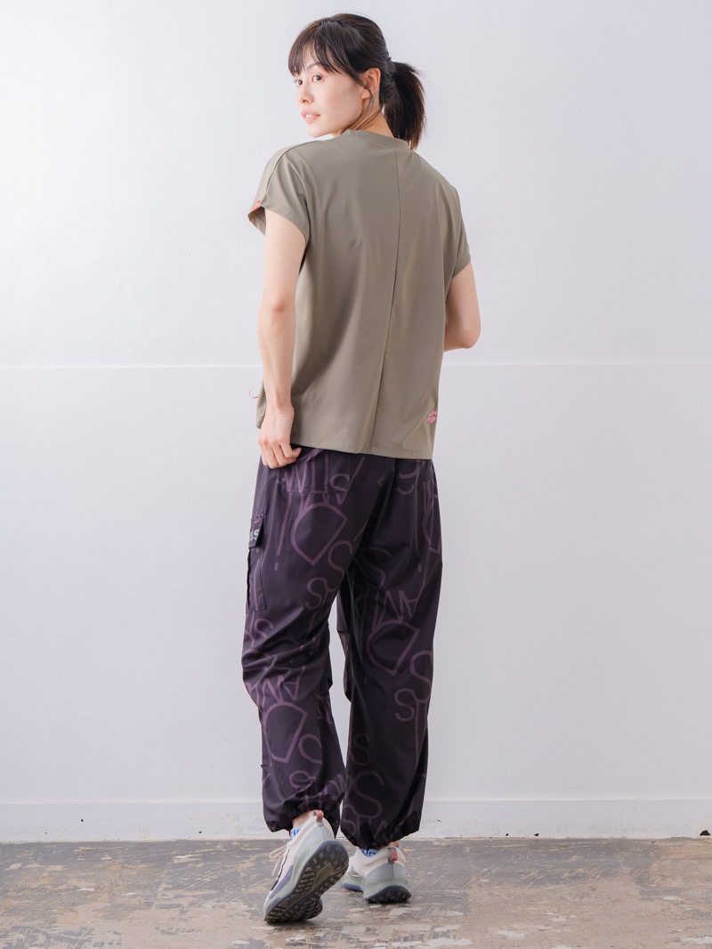 キャットテクスチャ Tシャツ カーキ 1534-1619