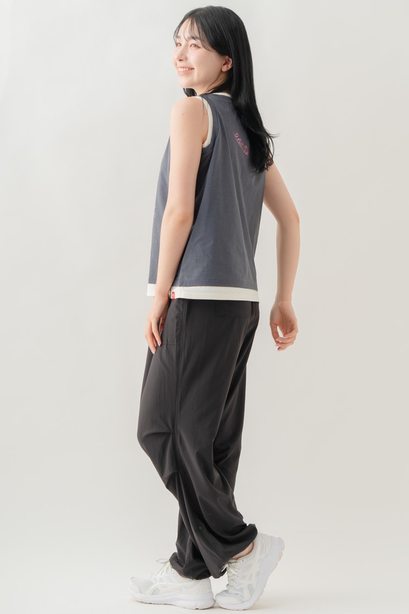【先行割10％OFF】　ULTRA AIRY ワイドパンツ ブラック 1632-1485【8/17まで】