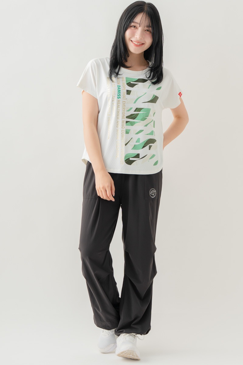 【先行割10％OFF】　ULTRA AIRY ワイドパンツ ブラック 1632-1485【8/17まで】