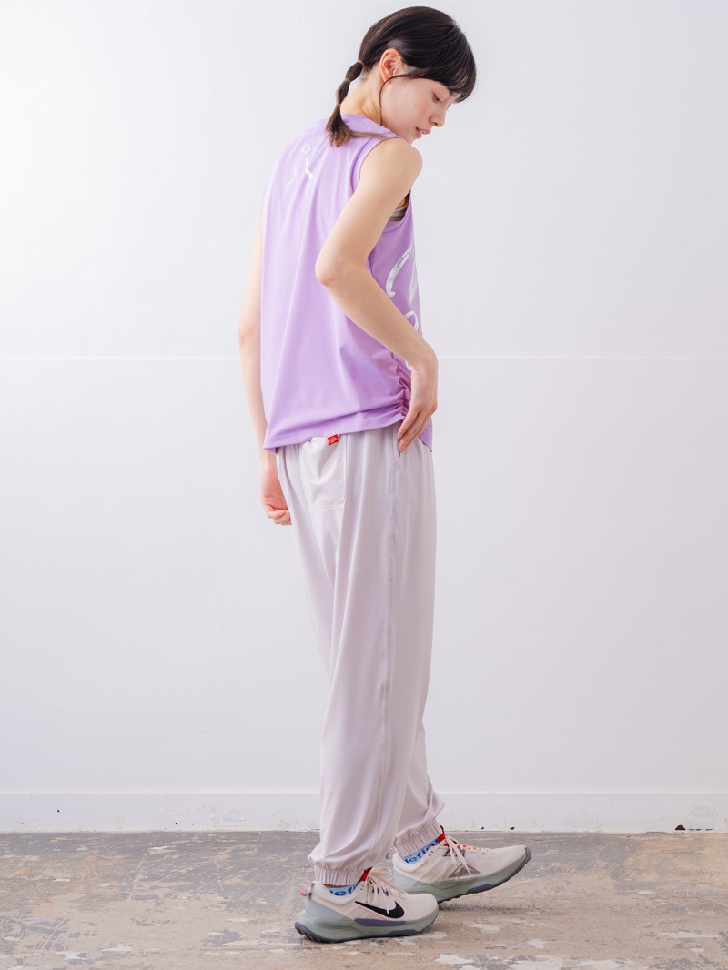 ブラッシュロゴ ワイド タンク ピンク 1533-1620