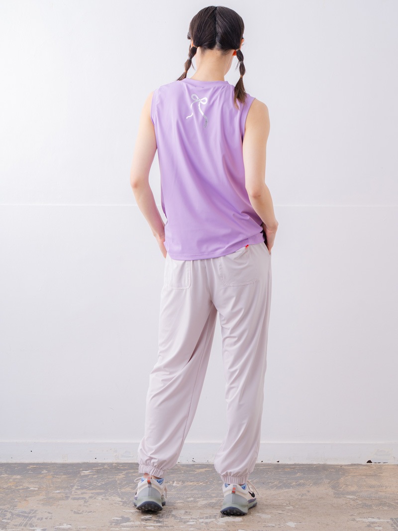 ブラッシュロゴ ワイド タンク ピンク 1533-1620