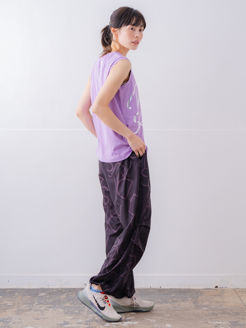 ブラッシュロゴ ワイド タンク ピンク 1533-1620