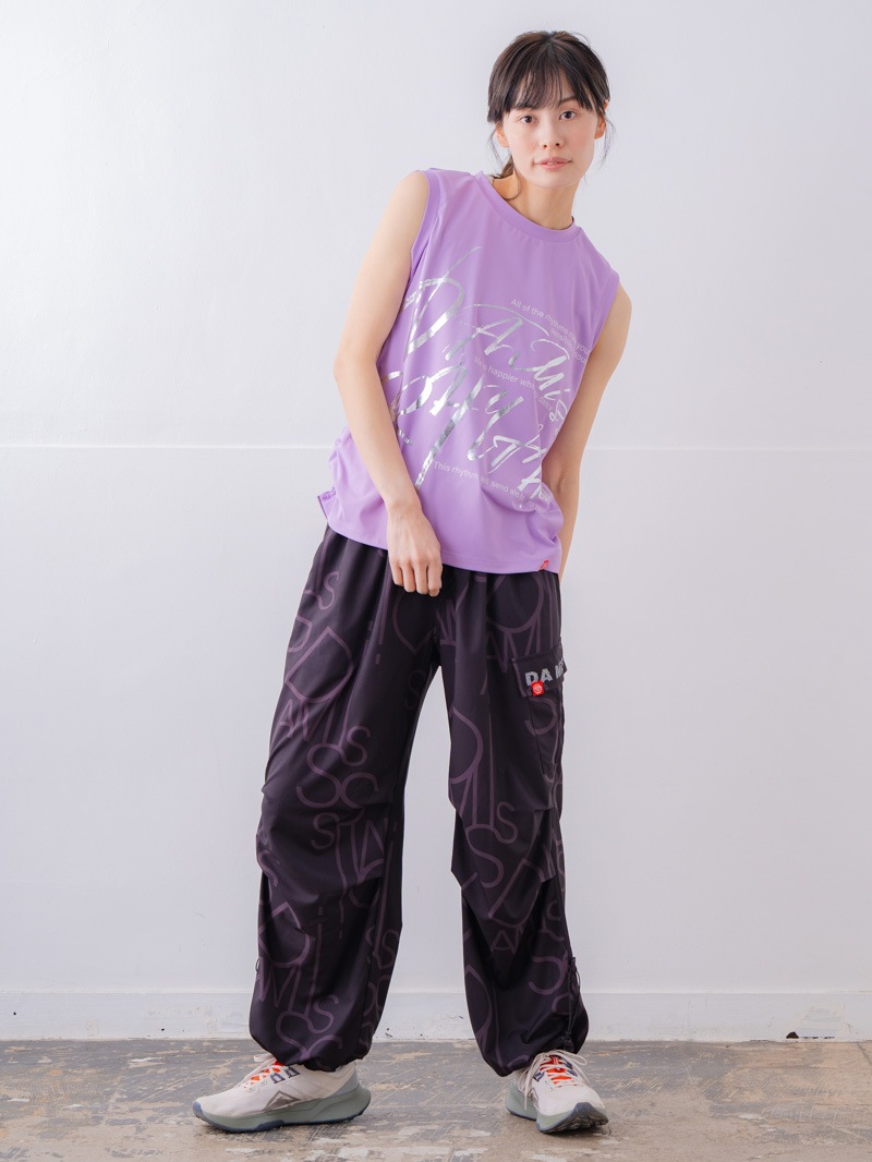 ブラッシュロゴ ワイド タンク ピンク 1533-1620