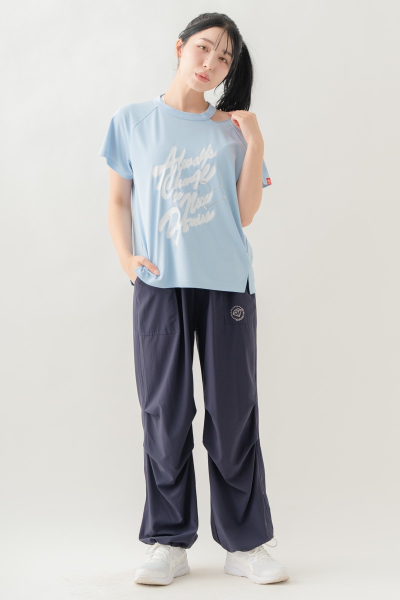 【先行割10％OFF】　ULTRA AIRY ワイドパンツ ネイビー 1632-1485【8/17まで】