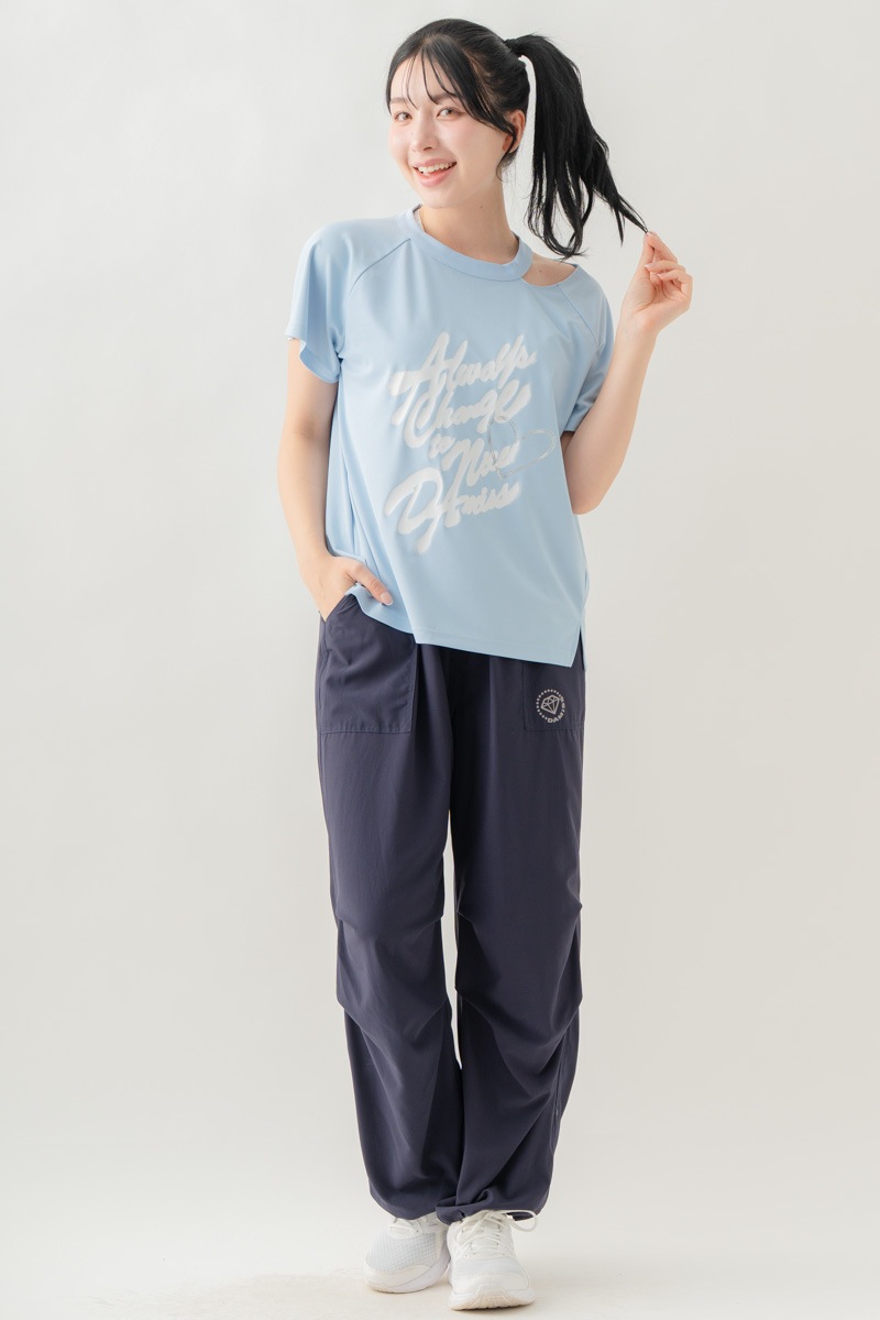 【先行割10％OFF】　ULTRA AIRY ワイドパンツ ネイビー 1632-1485【8/17まで】