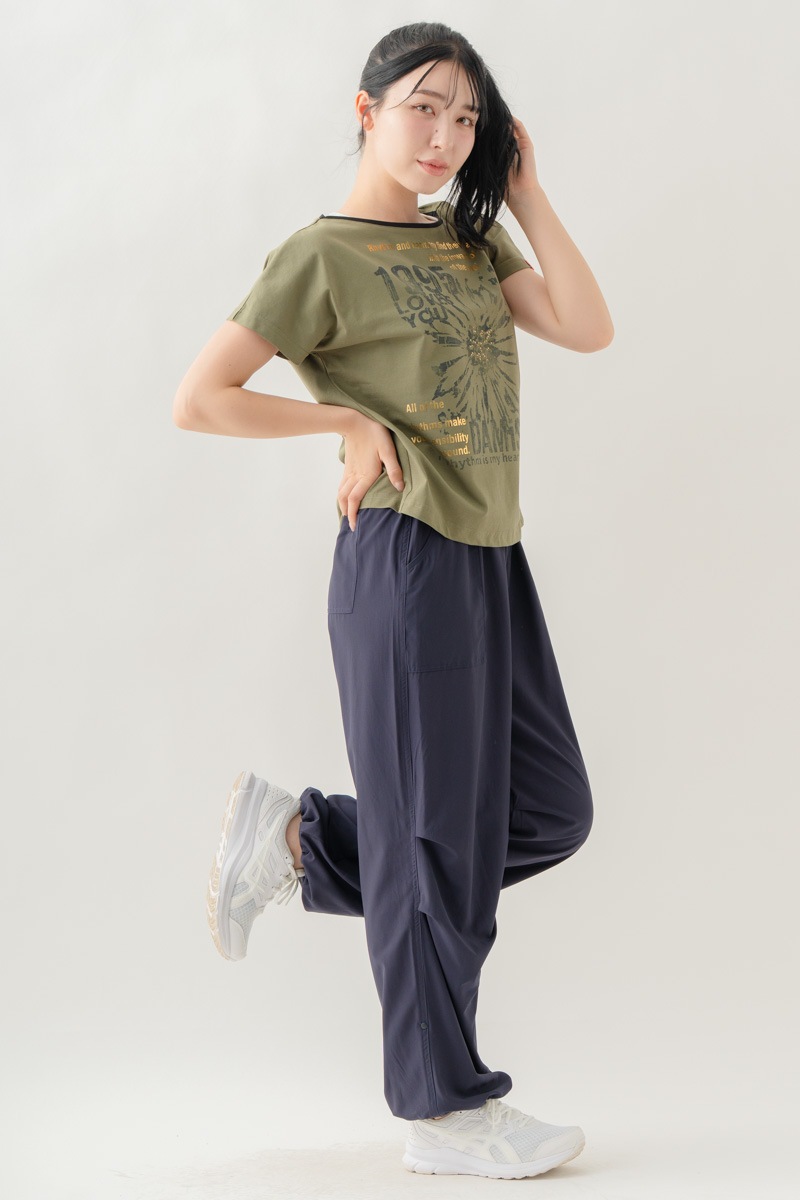 【先行割10％OFF】　ULTRA AIRY ワイドパンツ ネイビー 1632-1485【8/17まで】