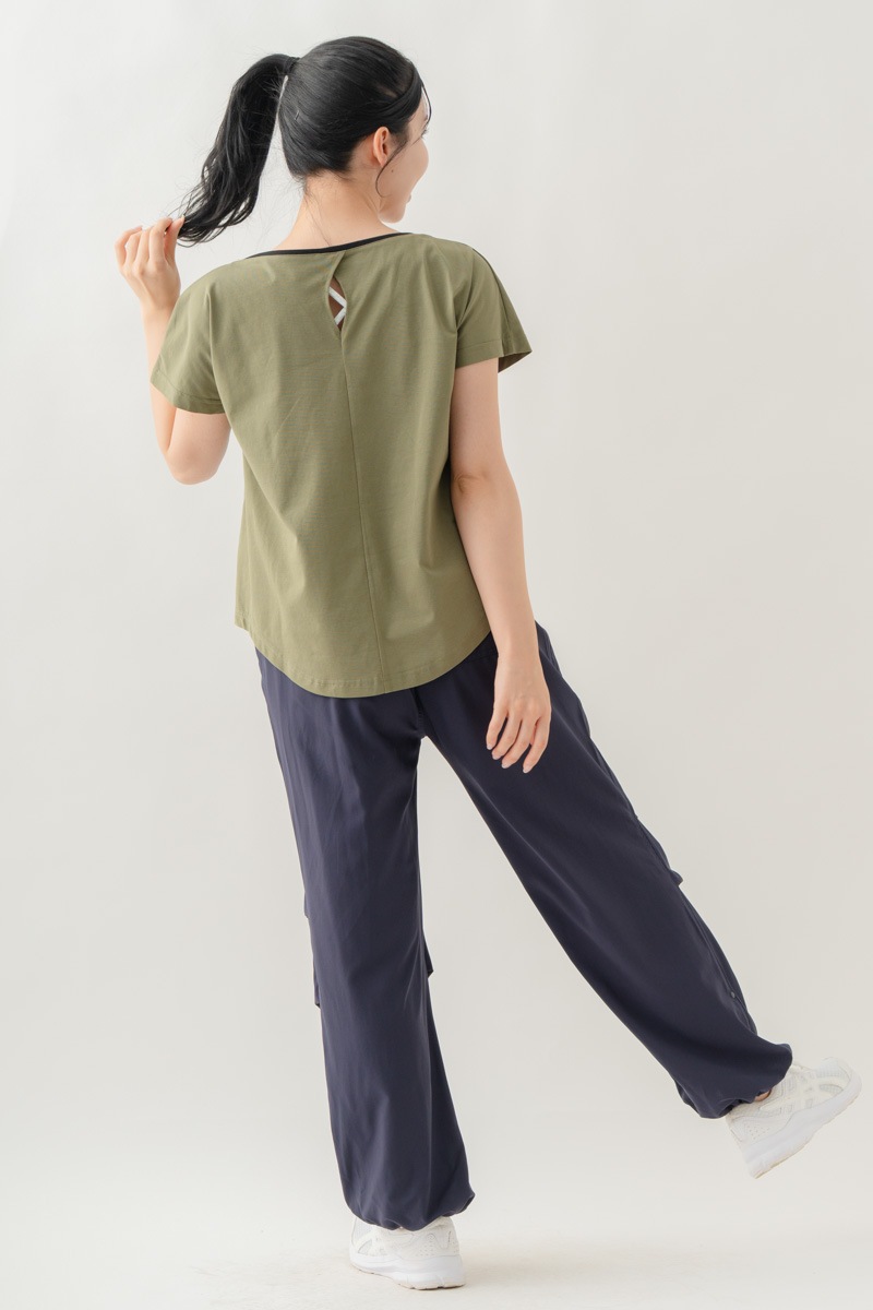 【先行割10％OFF】　ULTRA AIRY ワイドパンツ ネイビー 1632-1485【8/17まで】