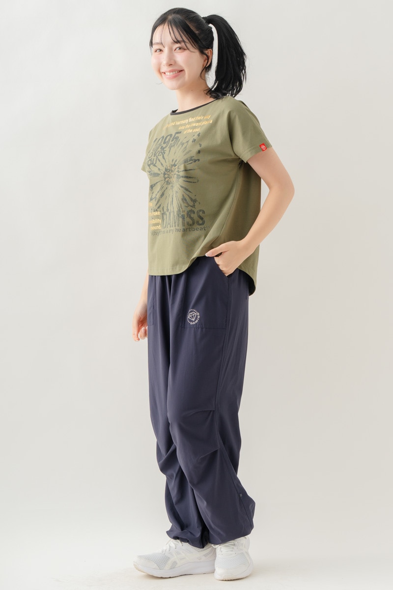 【先行割10％OFF】　ULTRA AIRY ワイドパンツ ネイビー 1632-1485【8/17まで】