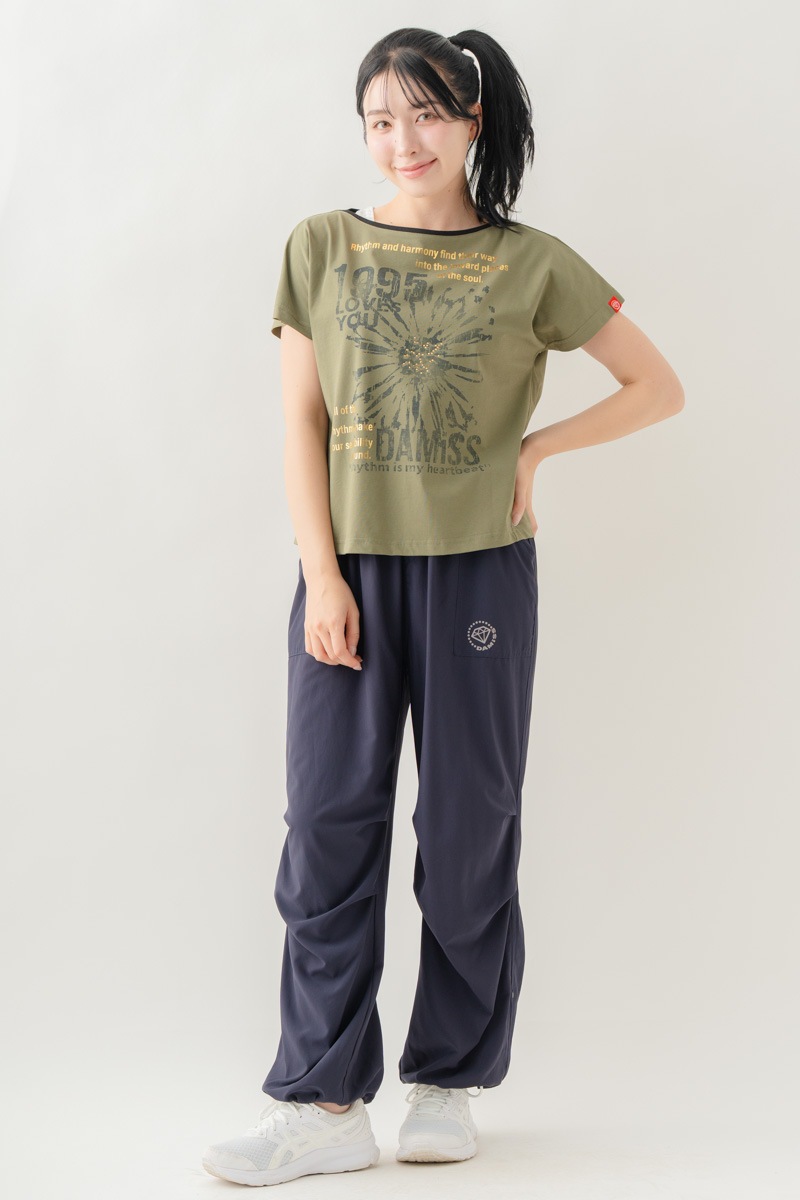 【先行割10％OFF】　ULTRA AIRY ワイドパンツ ネイビー 1632-1485【8/17まで】