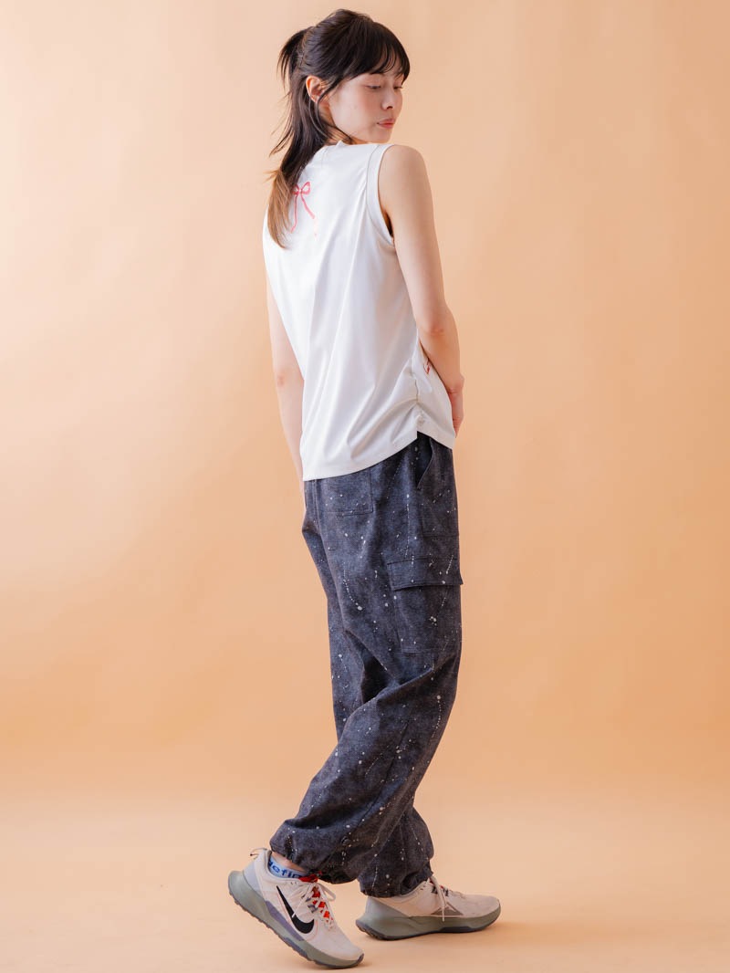 ブラッシュロゴ ワイド タンク ホワイト 1533-1620