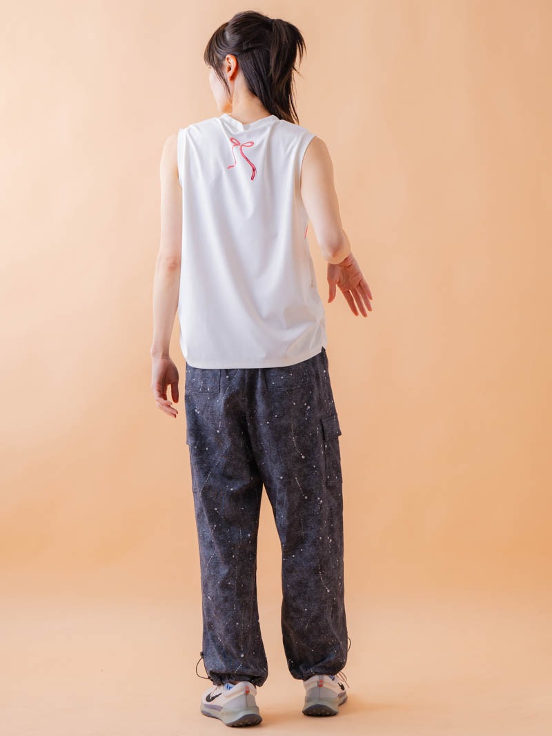 ブラッシュロゴ ワイド タンク ホワイト 1533-1620