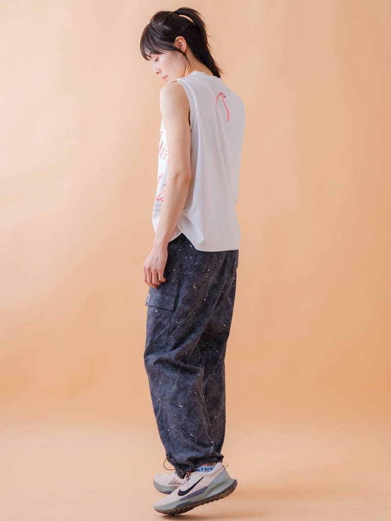 ブラッシュロゴ ワイド タンク ホワイト 1533-1620