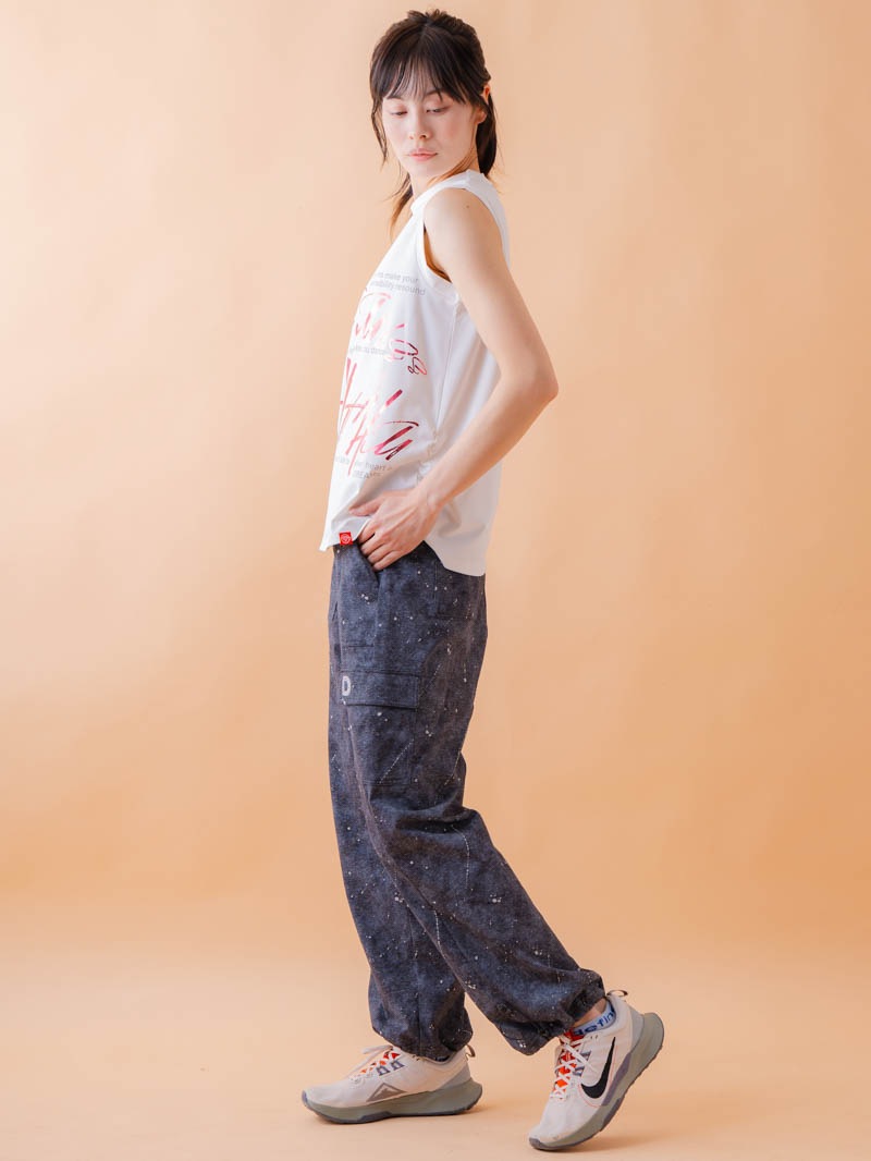 ブラッシュロゴ ワイド タンク ホワイト 1533-1620