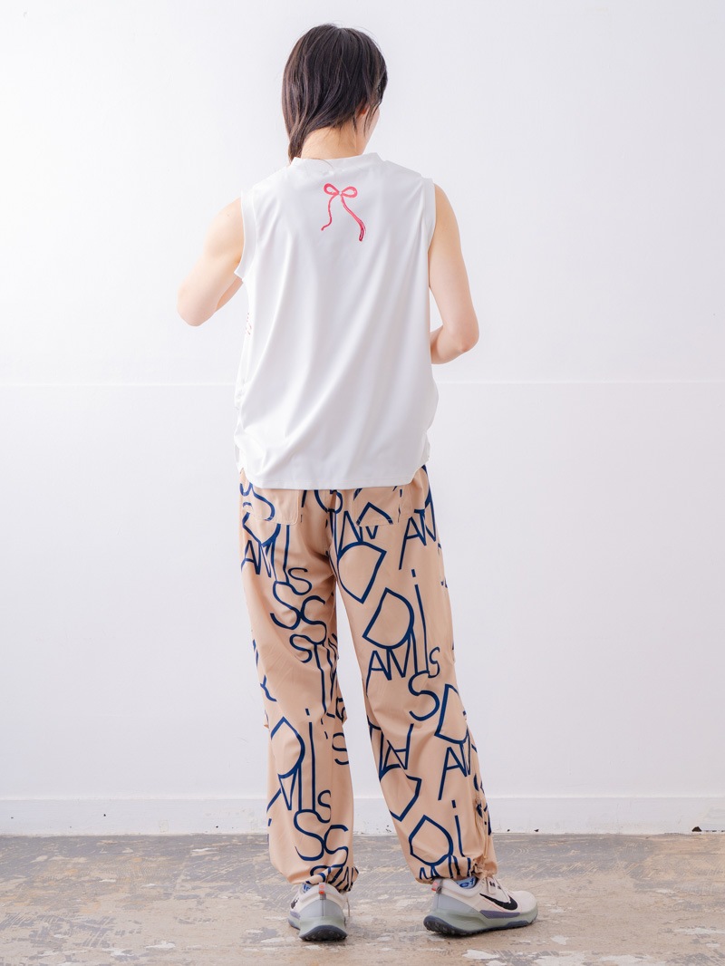 ブラッシュロゴ ワイド タンク ホワイト 1533-1620