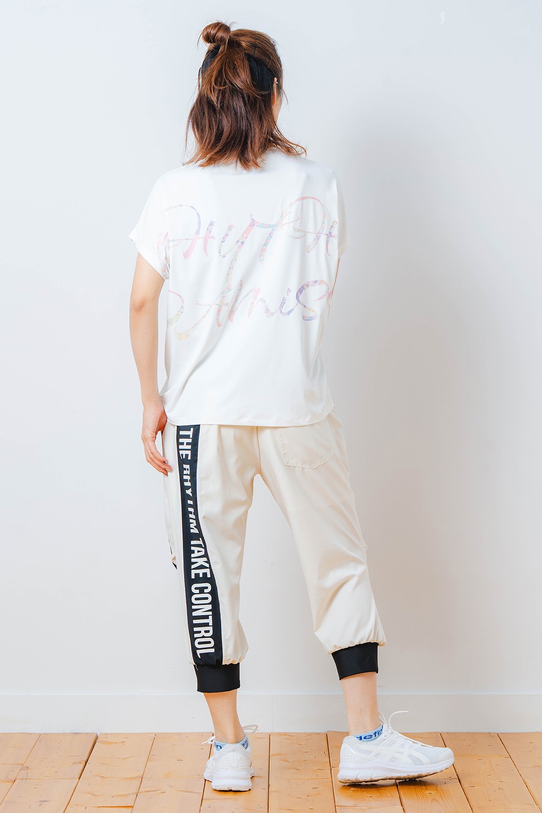 カラフルグラフィック Tシャツ  ホワイト 1534-1451 