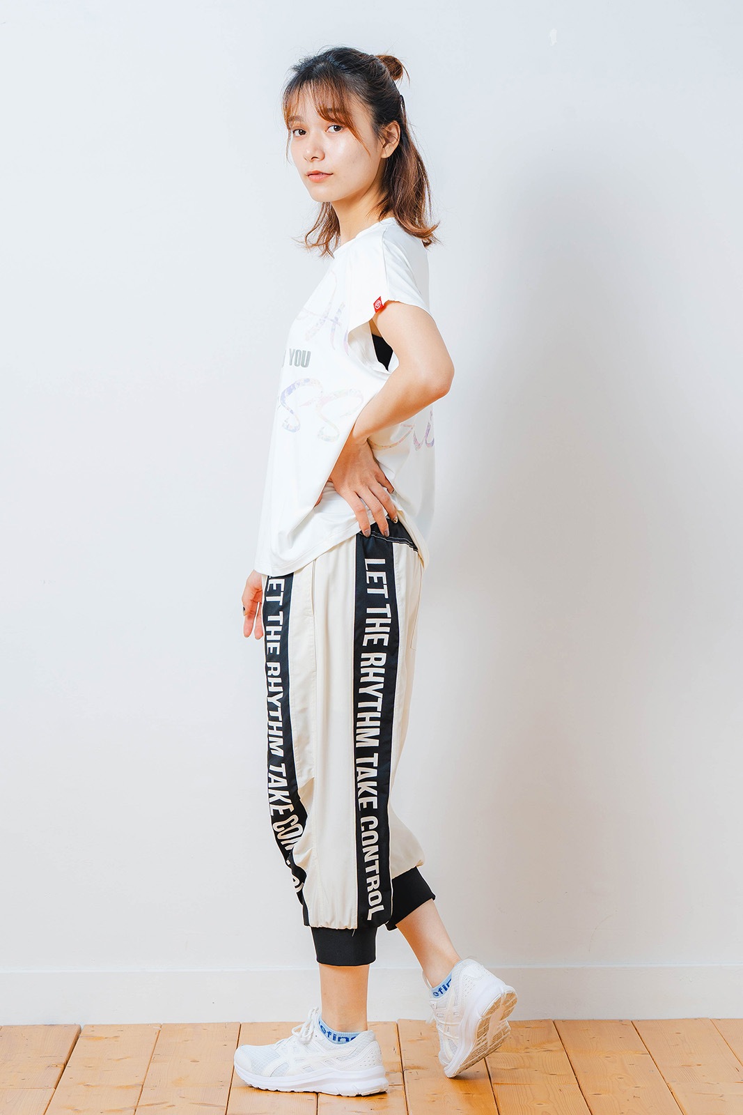 カラフルグラフィック Tシャツ  ホワイト 1534-1451 