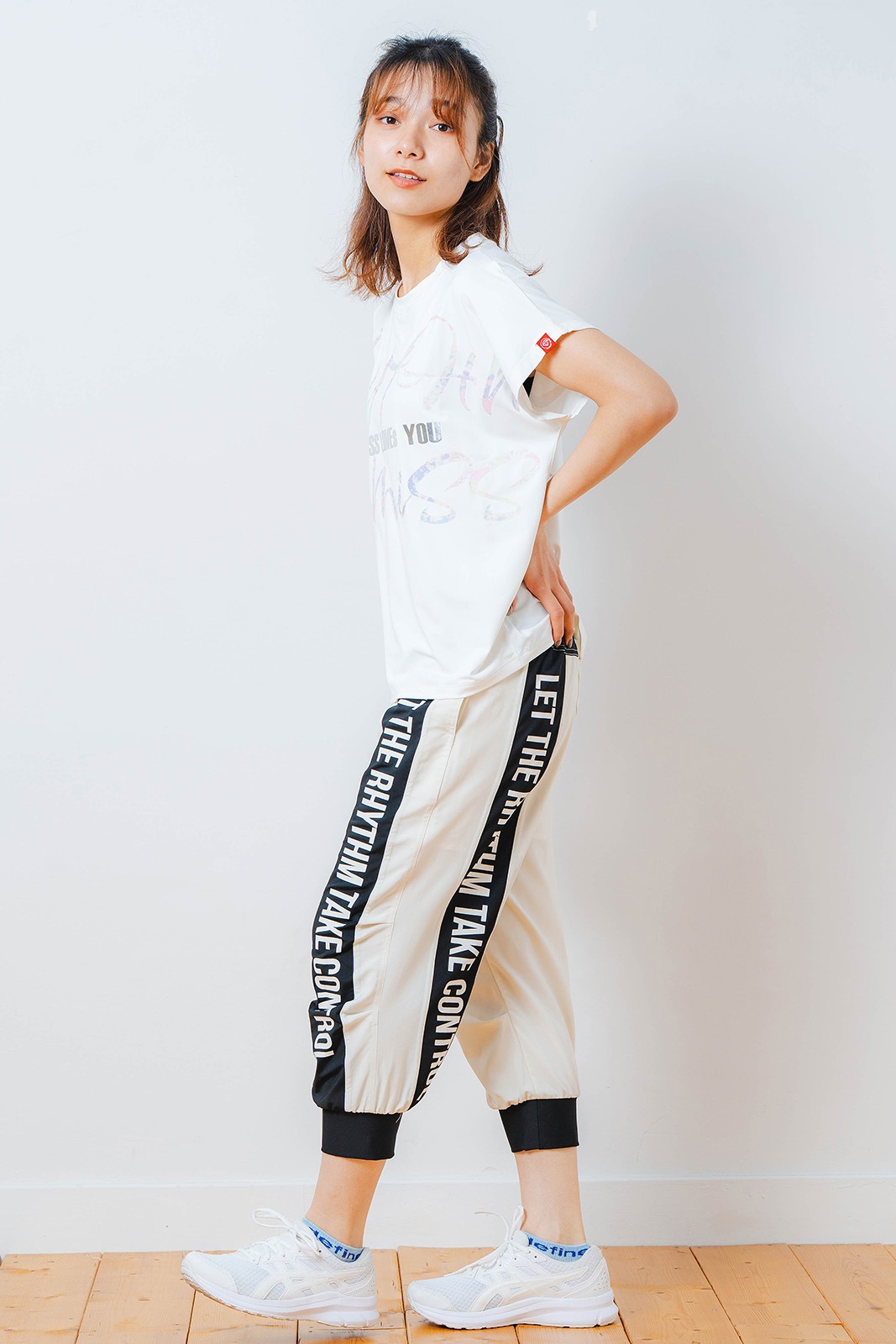 カラフルグラフィック Tシャツ  ホワイト 1534-1451 