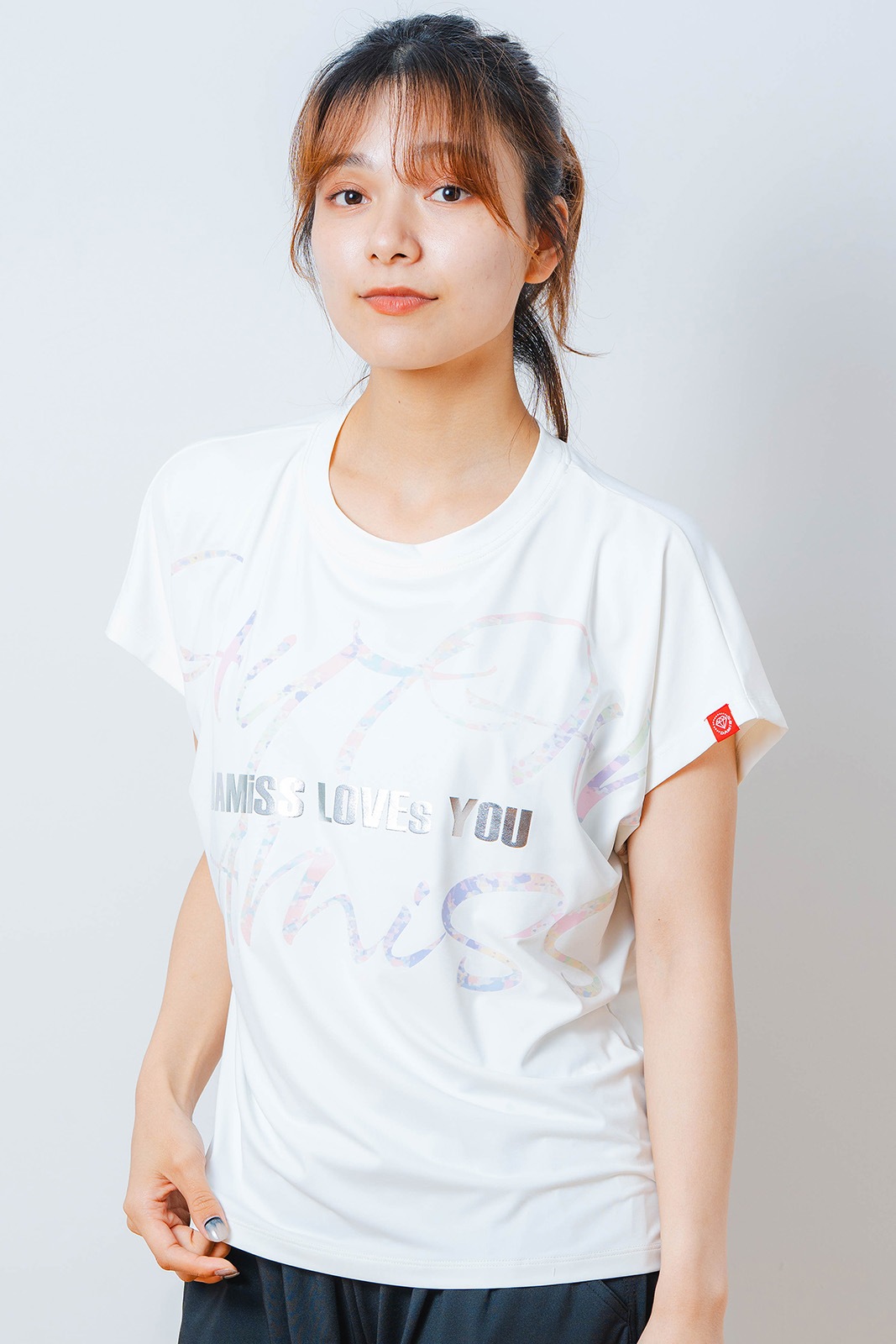 カラフルグラフィック Tシャツ  ホワイト 1534-1451 