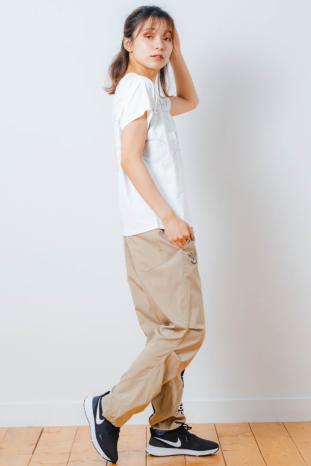 カラフルグラフィック Tシャツ  ホワイト 1534-1451 