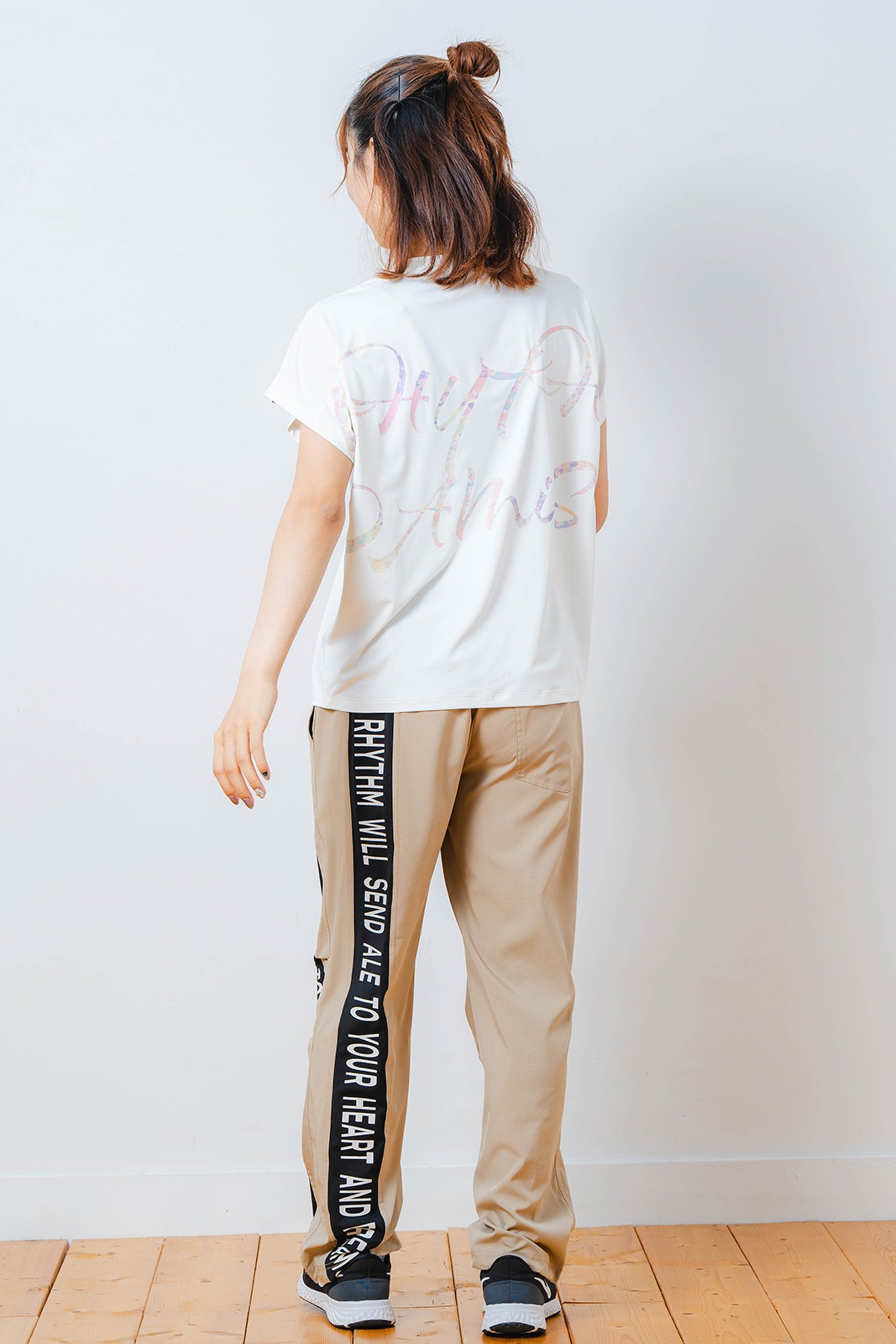 カラフルグラフィック Tシャツ  ホワイト 1534-1451 