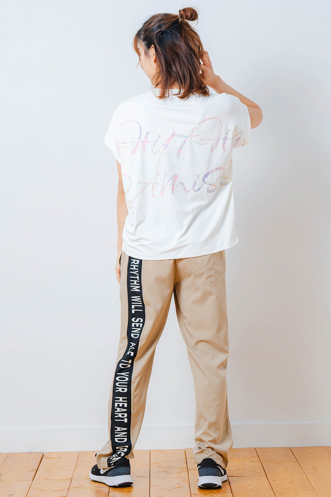 カラフルグラフィック Tシャツ  ホワイト 1534-1451 