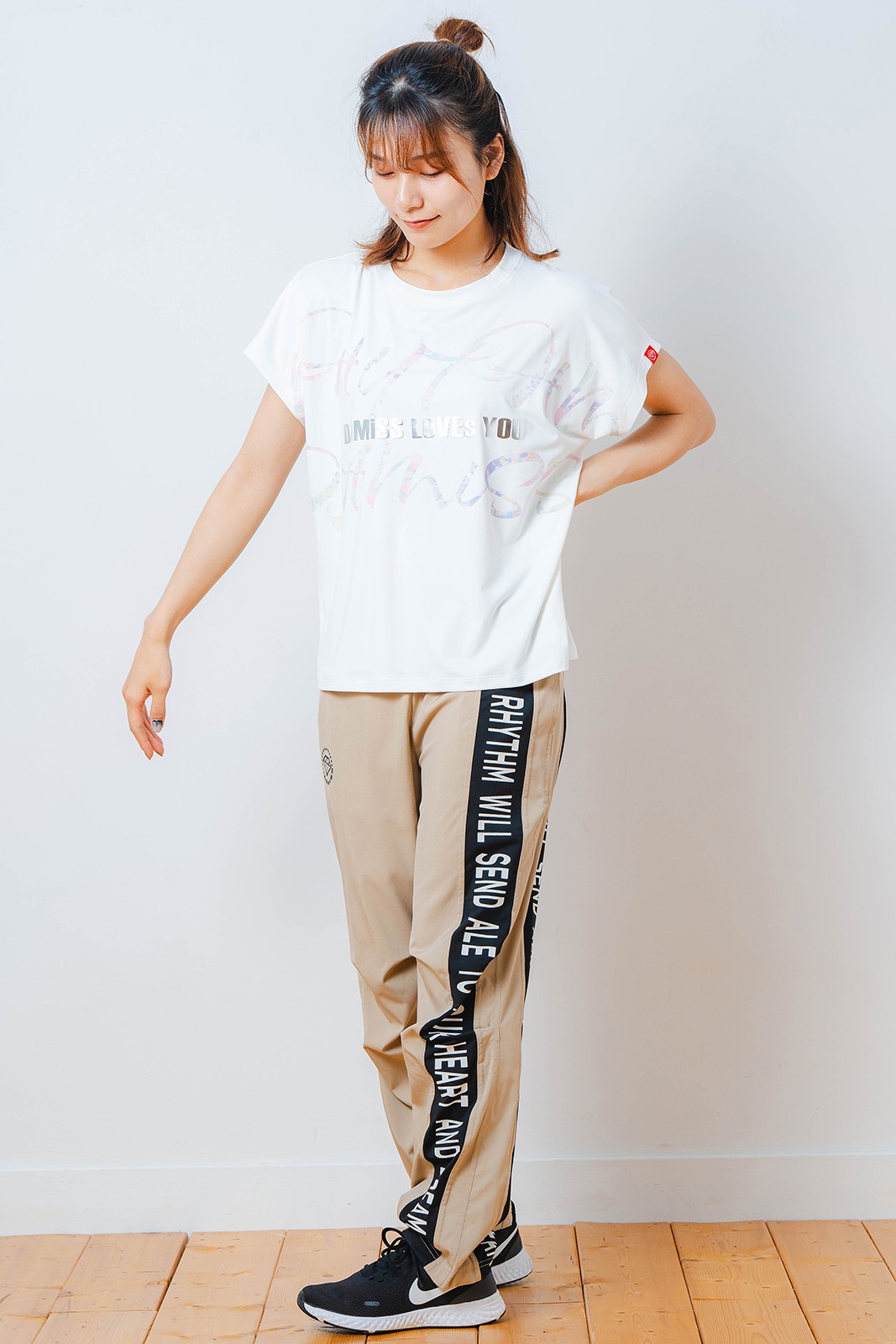 カラフルグラフィック Tシャツ  ホワイト 1534-1451 