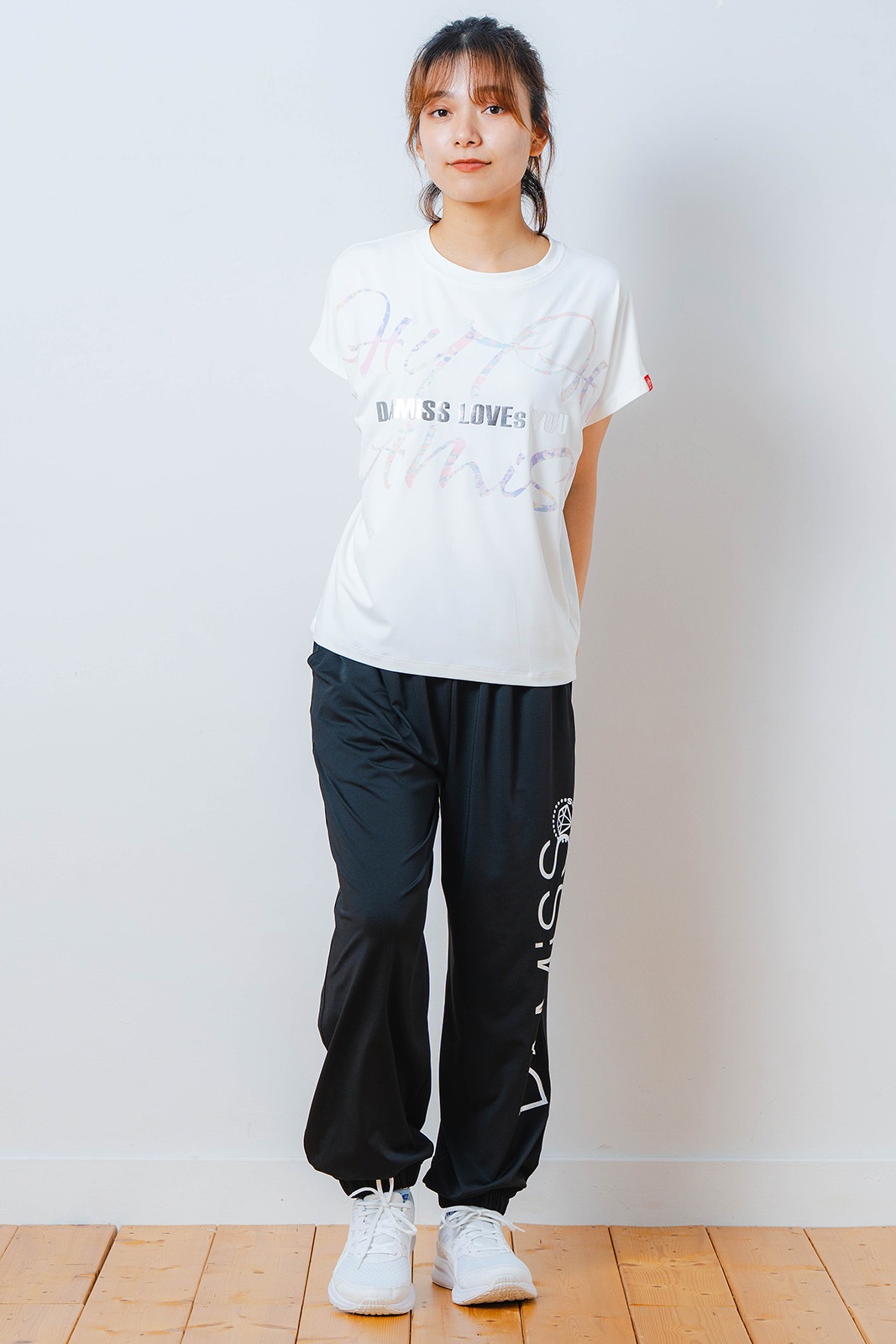 カラフルグラフィック Tシャツ  ホワイト 1534-1451 