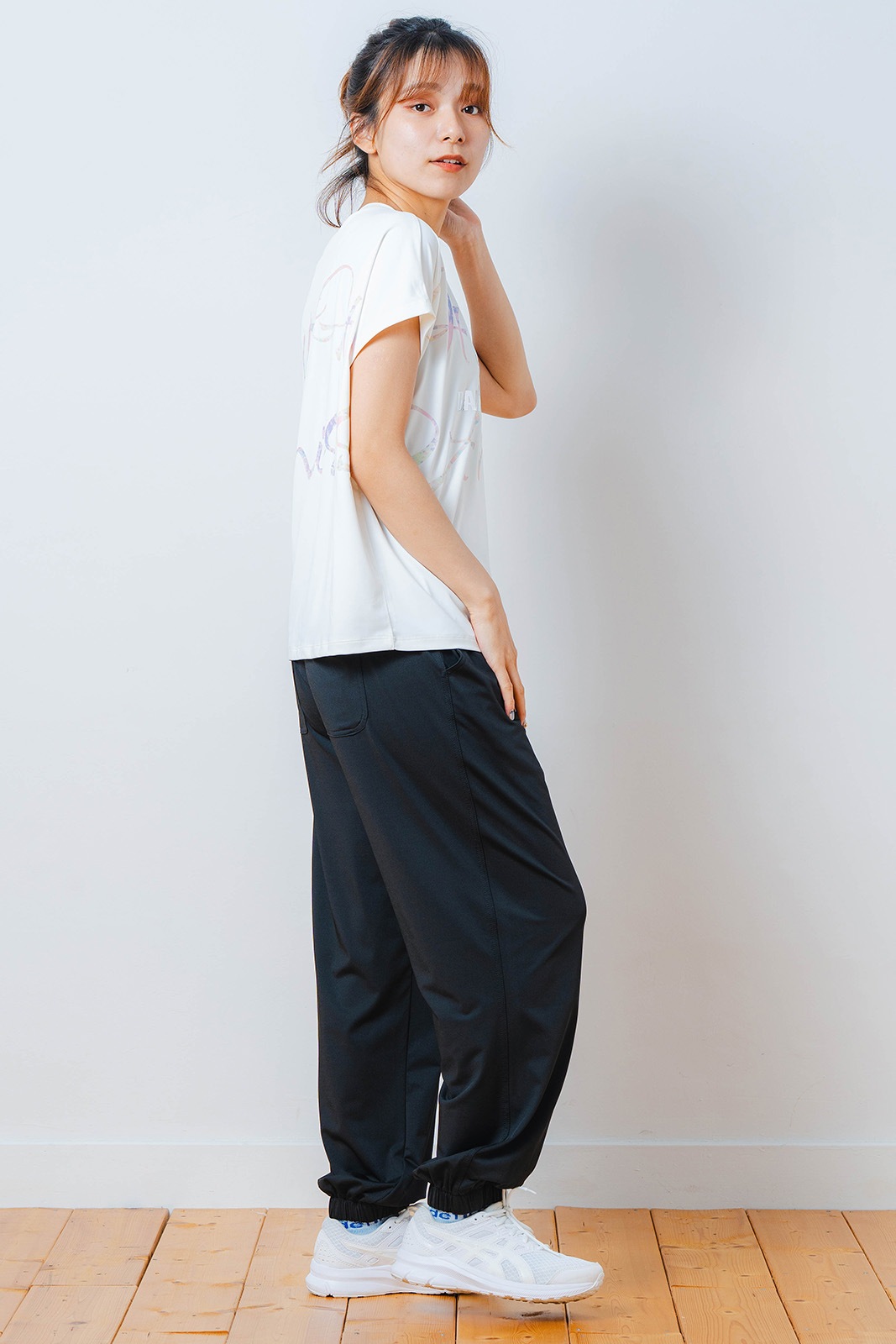 カラフルグラフィック Tシャツ  ホワイト 1534-1451 