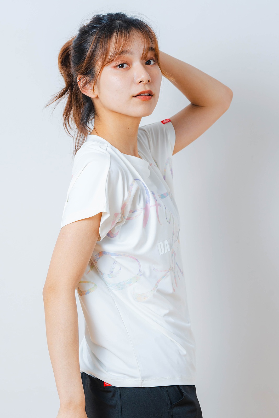 カラフルグラフィック Tシャツ  ホワイト 1534-1451 