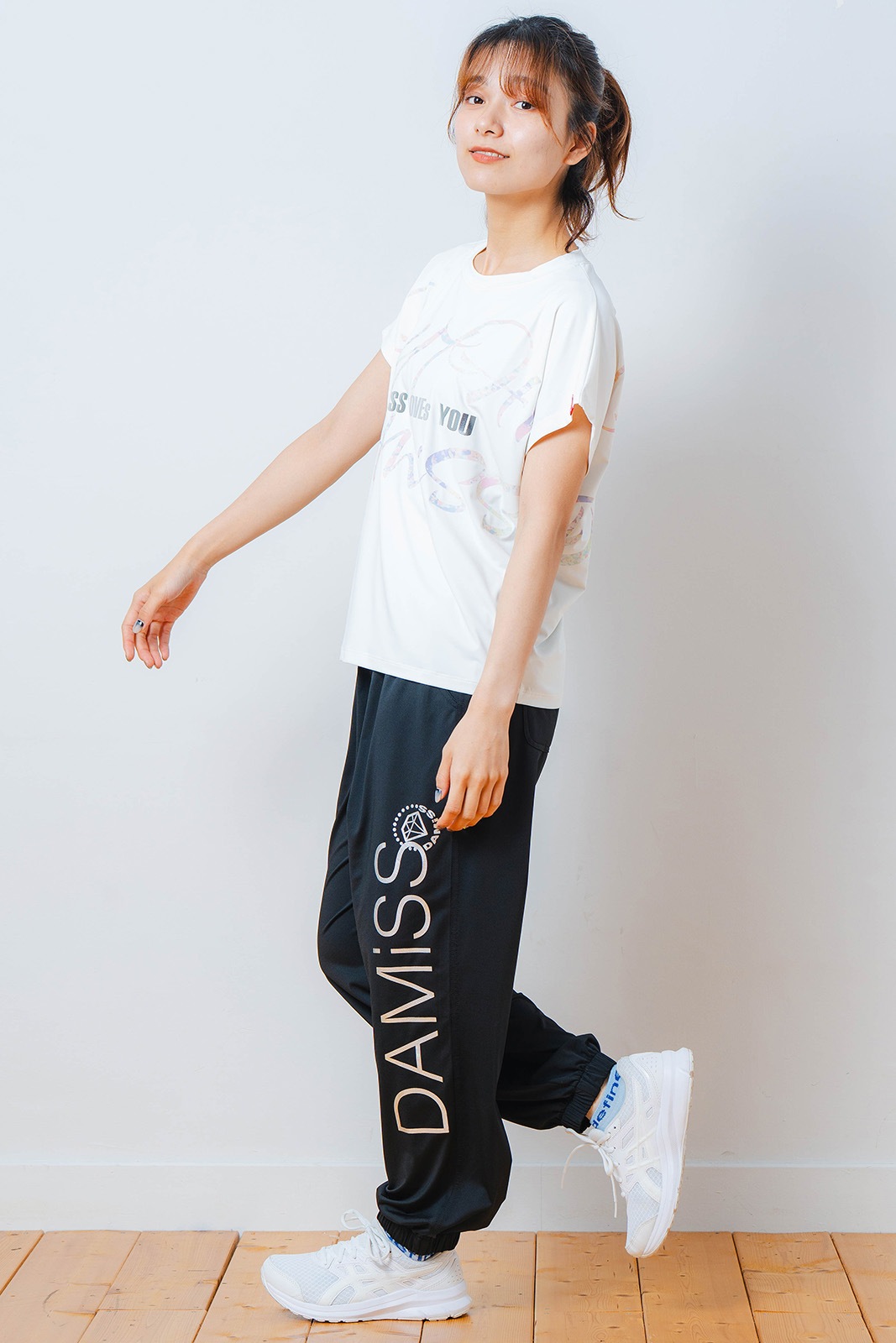 カラフルグラフィック Tシャツ  ホワイト 1534-1451 