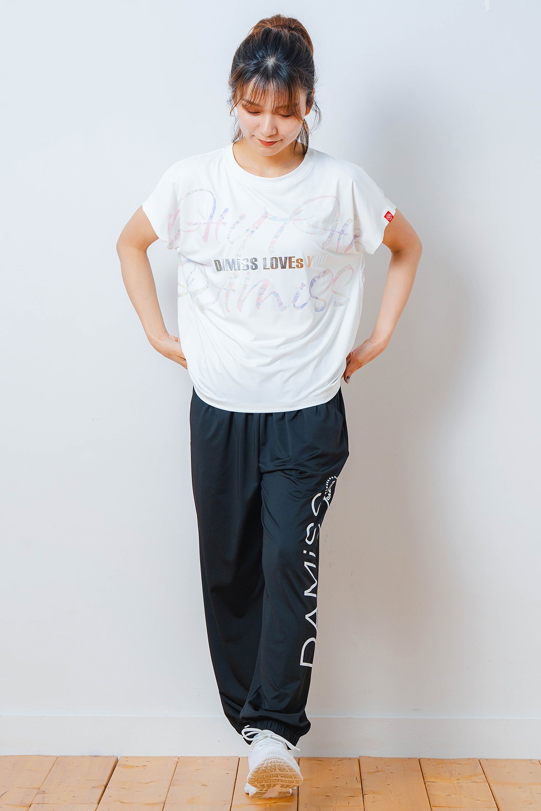 カラフルグラフィック Tシャツ  ホワイト 1534-1451 