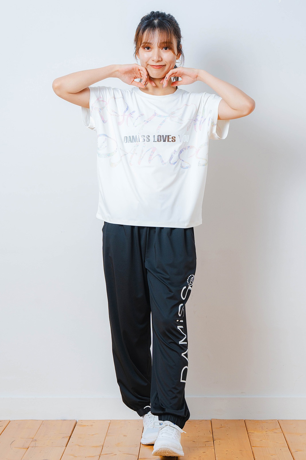 カラフルグラフィック Tシャツ  ホワイト 1534-1451 