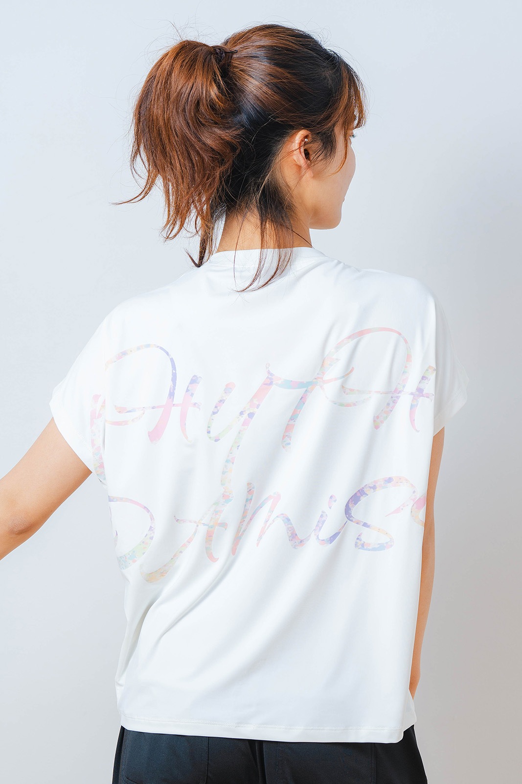 カラフルグラフィック Tシャツ  ホワイト 1534-1451 