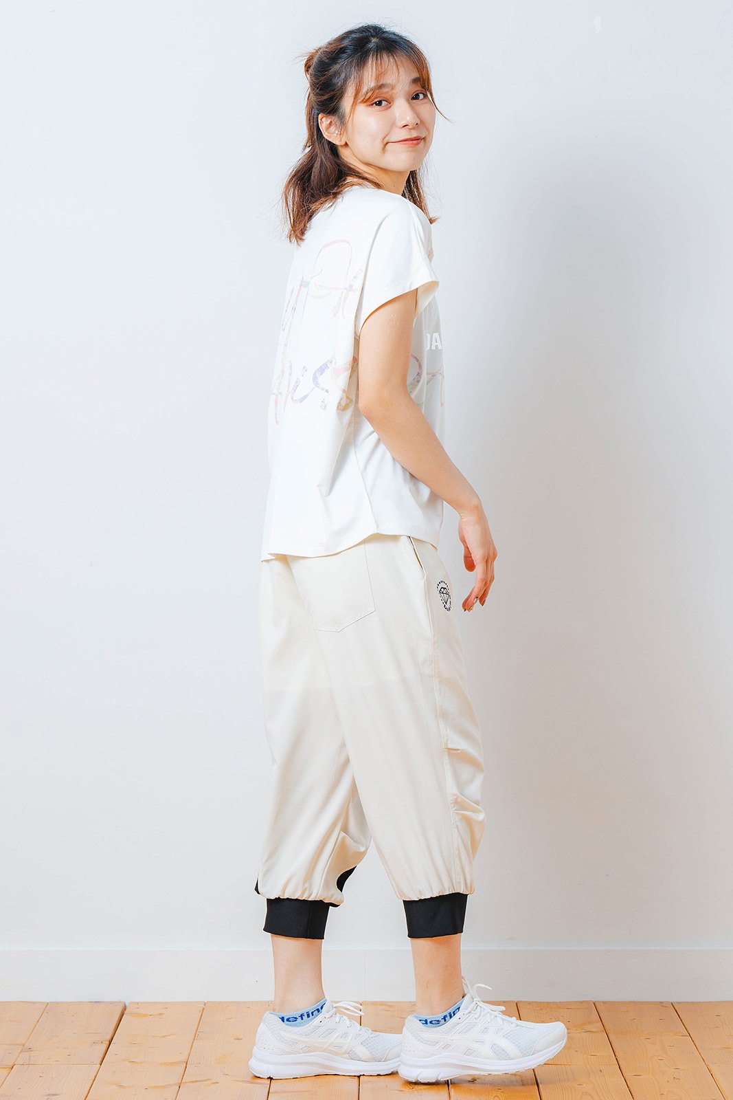 カラフルグラフィック Tシャツ  ホワイト 1534-1451 