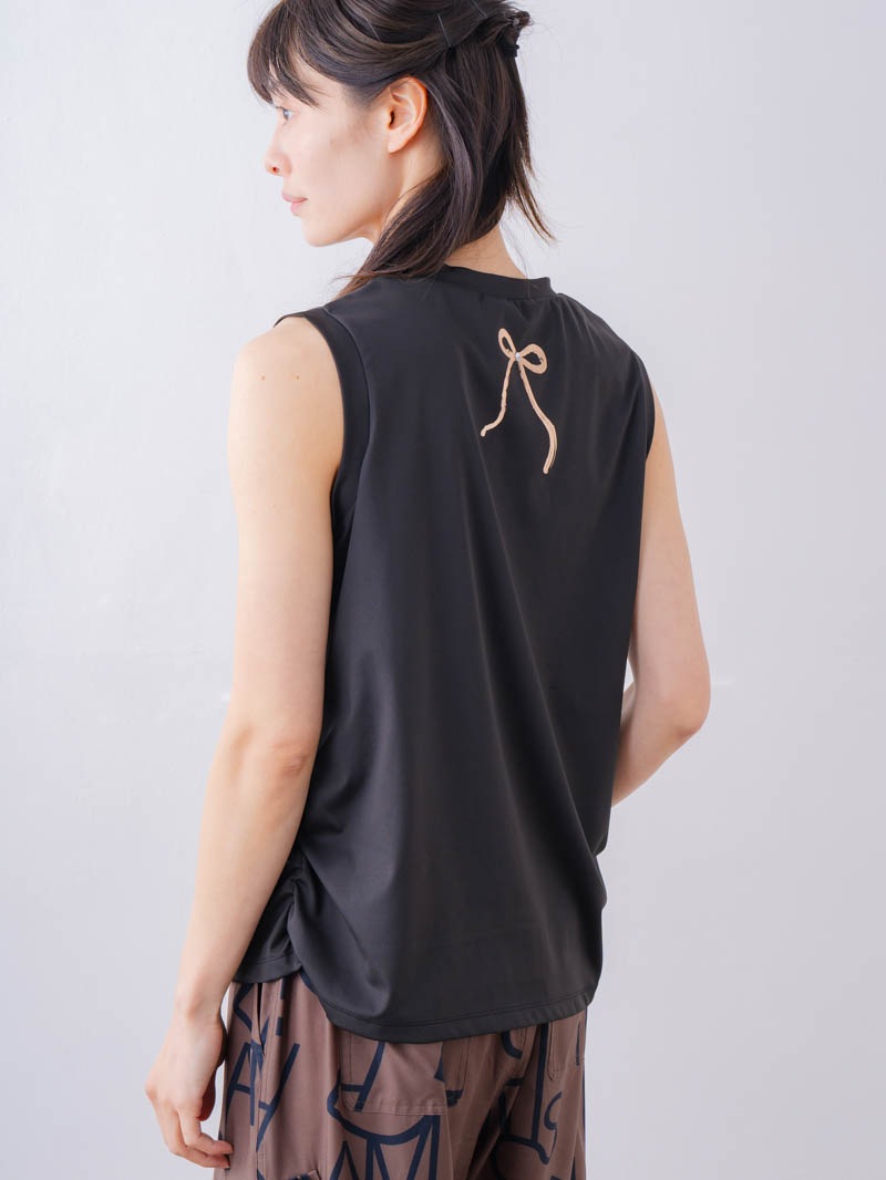 ブラッシュロゴ ワイド タンク ブラック 1533-1620