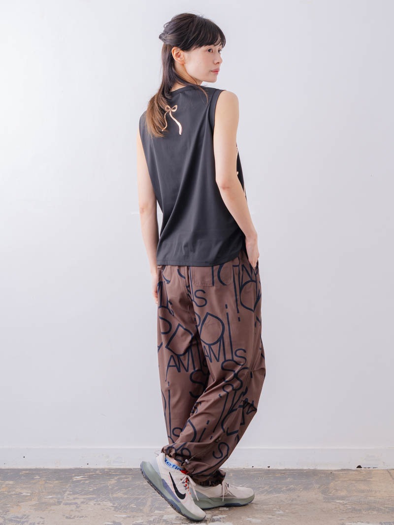 ブラッシュロゴ ワイド タンク ブラック 1533-1620