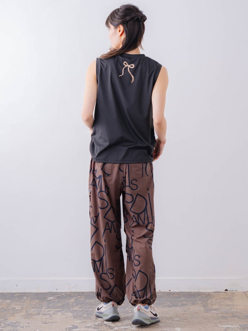 ブラッシュロゴ ワイド タンク ブラック 1533-1620