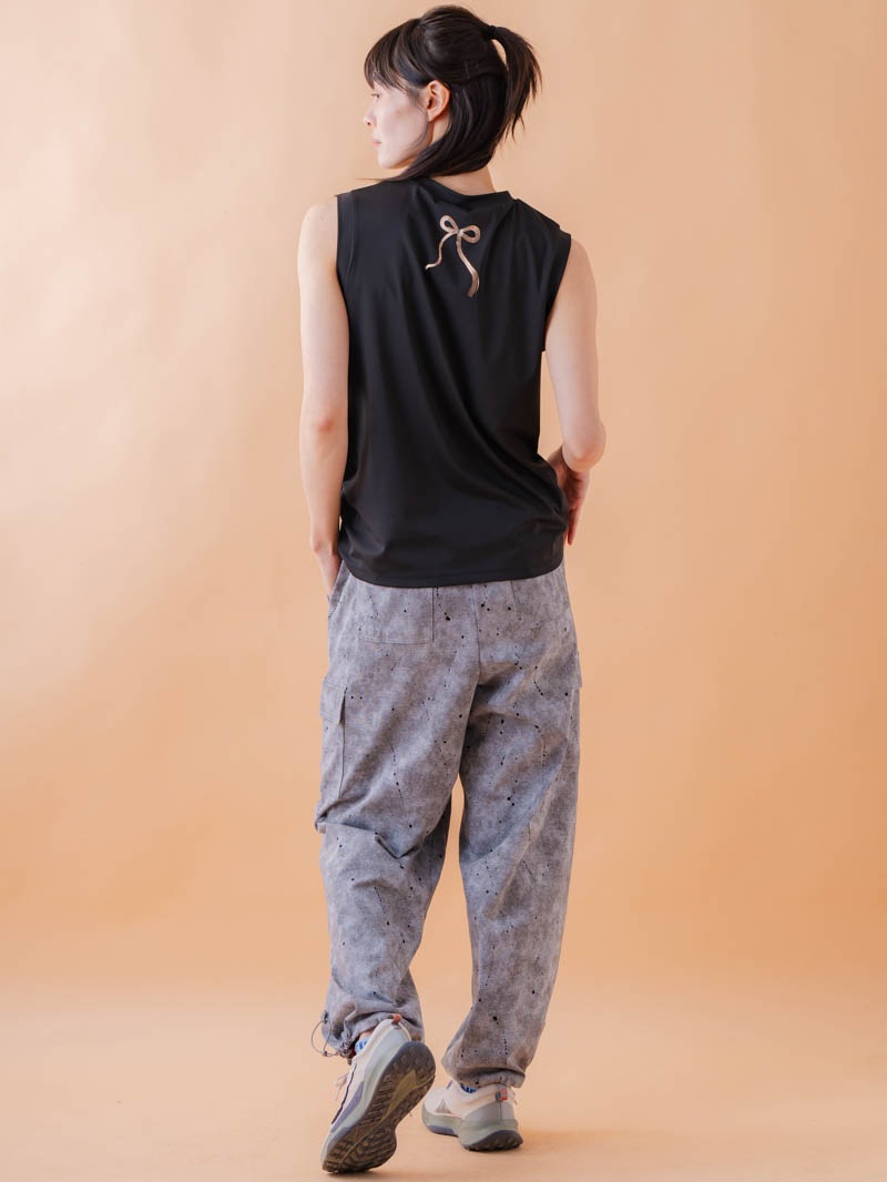 ブラッシュロゴ ワイド タンク ブラック 1533-1620