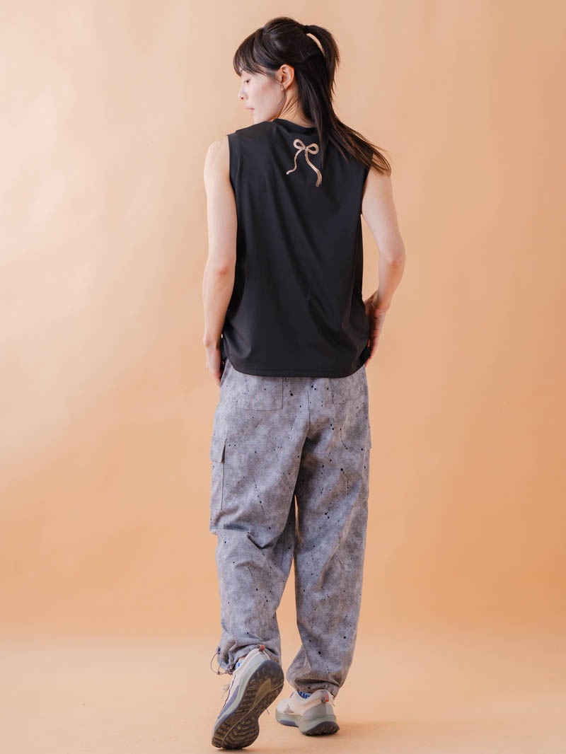 ブラッシュロゴ ワイド タンク ブラック 1533-1620