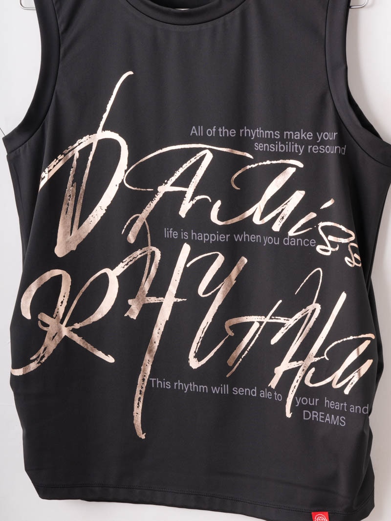 ブラッシュロゴ ワイド タンク ブラック 1533-1620