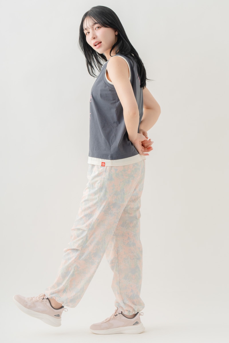 【先行割10％OFF】　ULTRA AIRY Mixカラーワイドパンツ ピンク 1632-1486【8/17まで】