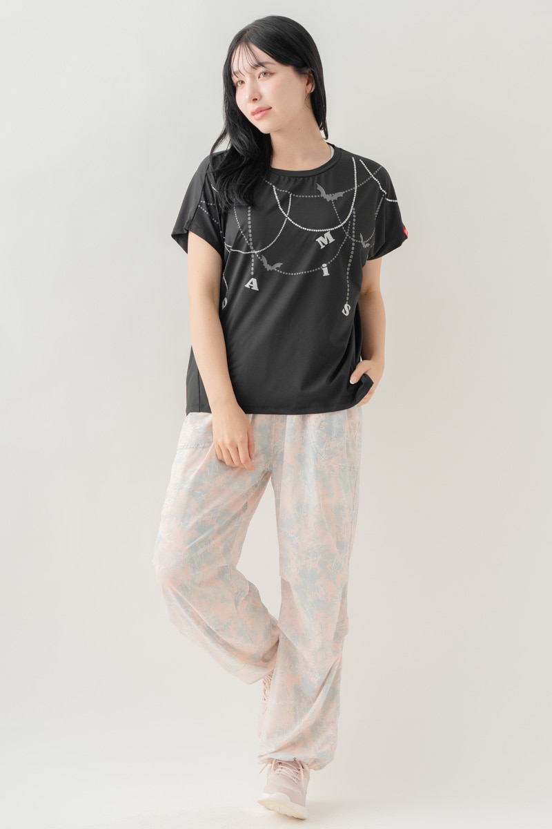 【先行割10％OFF】　ULTRA AIRY Mixカラーワイドパンツ ピンク 1632-1486【8/17まで】