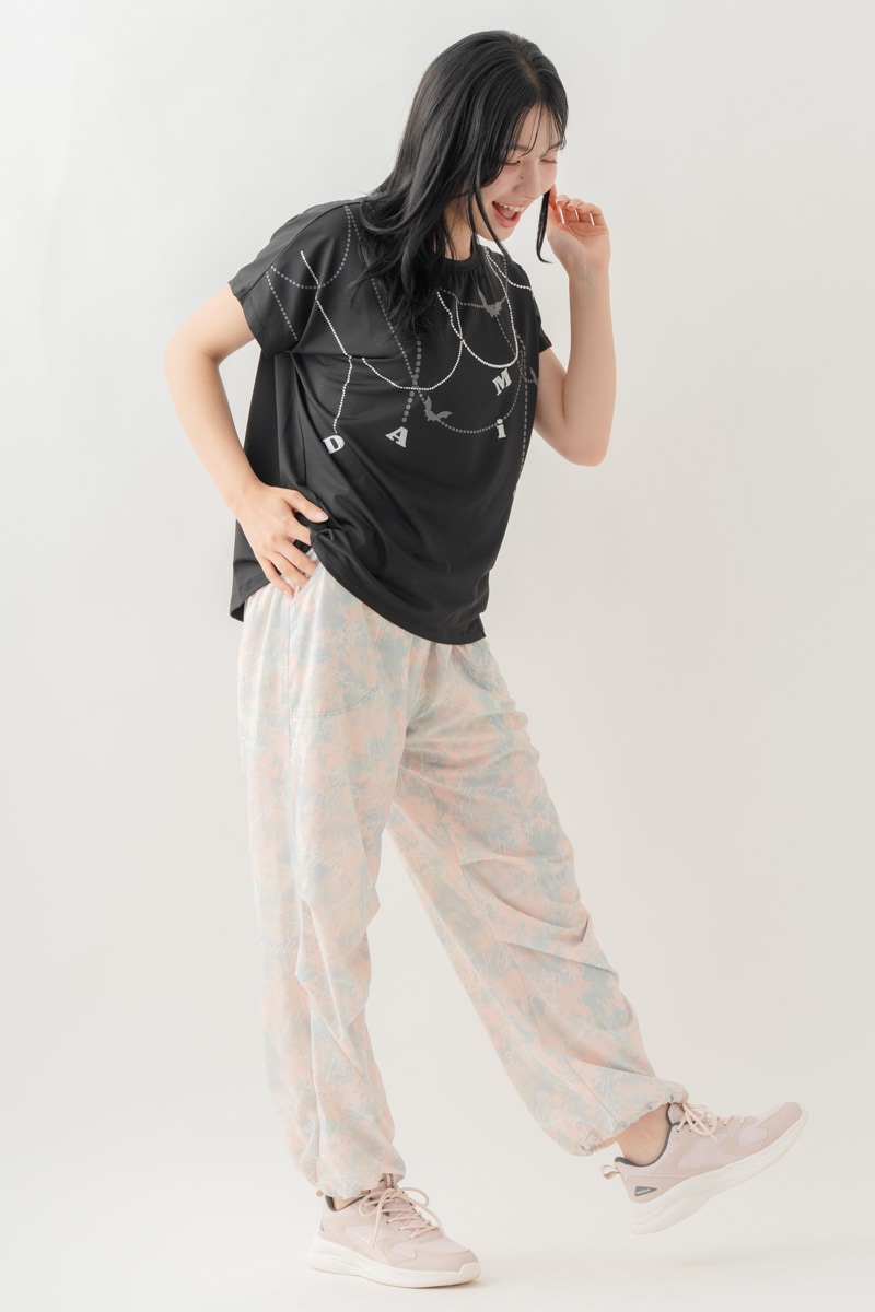 【先行割10％OFF】　ULTRA AIRY Mixカラーワイドパンツ ピンク 1632-1486【8/17まで】