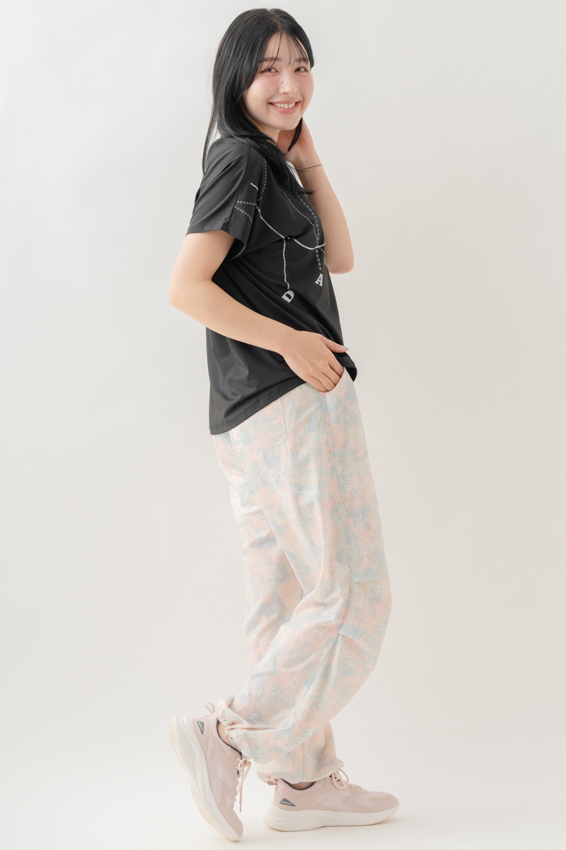 【先行割10％OFF】　ULTRA AIRY Mixカラーワイドパンツ ピンク 1632-1486【8/17まで】
