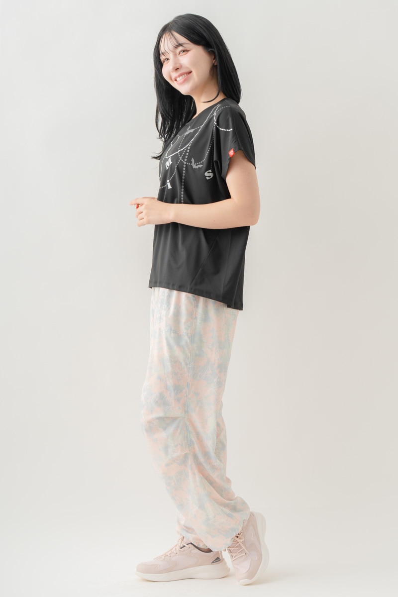 【先行割10％OFF】　ULTRA AIRY Mixカラーワイドパンツ ピンク 1632-1486【8/17まで】