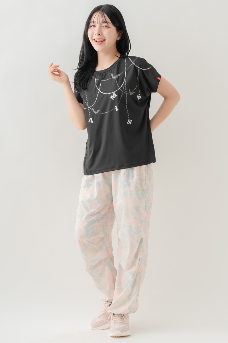 【先行割10％OFF】　ULTRA AIRY Mixカラーワイドパンツ ピンク 1632-1486【8/17まで】