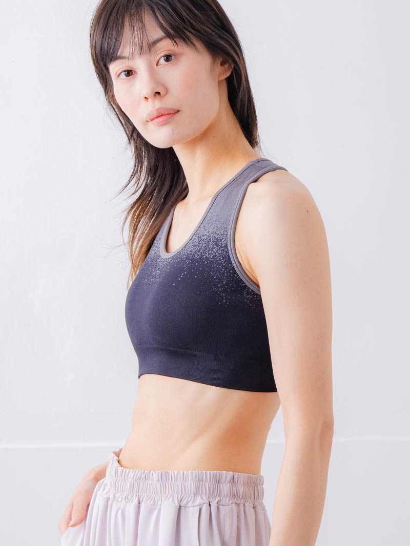 グラデーションブラトップ ブラック 1537-0910